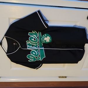 Oversized Celtics baseball style jersey
